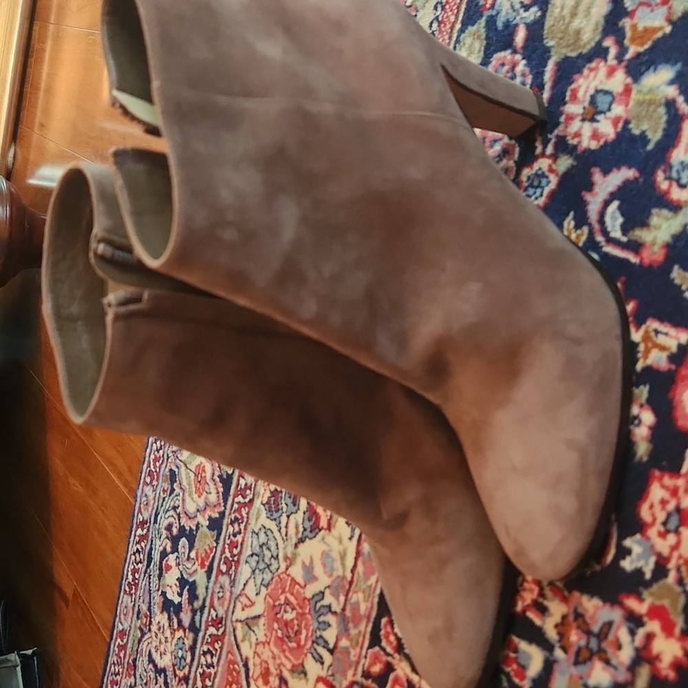 Jimmy Choo Suede Taupe Ankle Boots